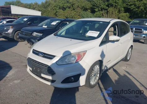 2013 Ford C-Max Hybrid Sel из США, поврежденный, VIN 1FADP5BU6DL501818